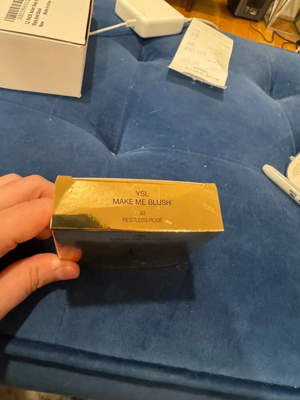 YSL Make Me Blush 24H Buildable Powder Blush in Restless Rose
